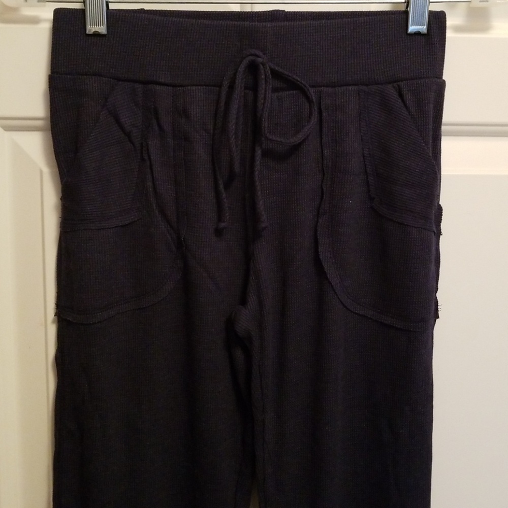 Elan Navy Blue Pants with Drawstring.